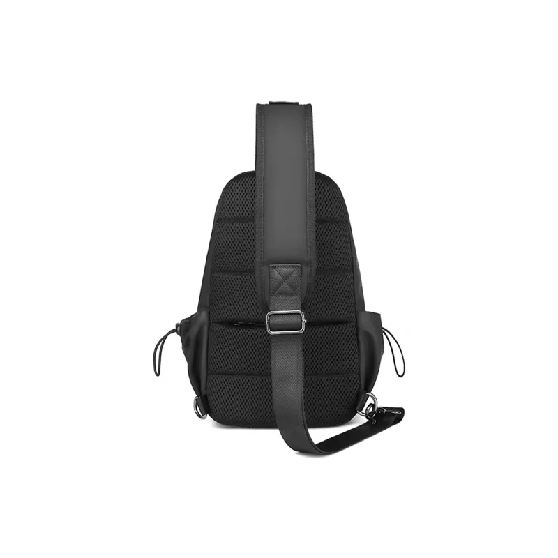 TAKI Water Resistant Membrana Dermalis Material Crossbody One Shoulder Sling Bags Regular Unisex Black/Blue/Gray-2