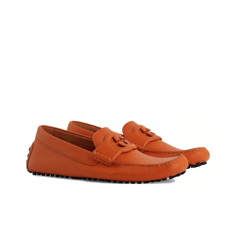 GUCCI Interlocking Men's Casual Shoes Men's Orange-2