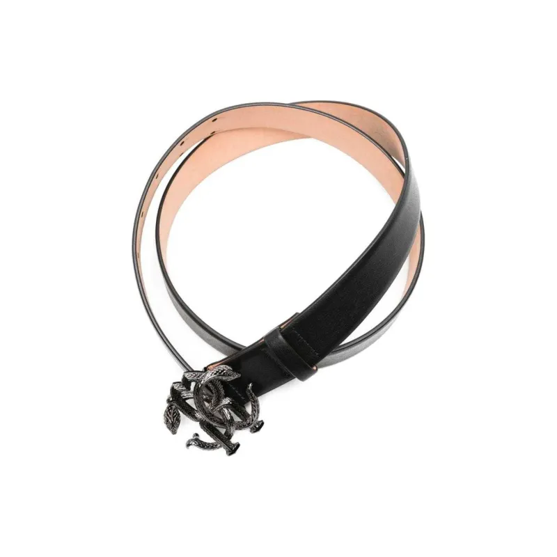 Roberto Cavalli RC buckle Leather Belt-1