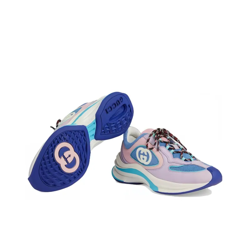 GUCCI Women's Run Sneaker 'Lilac Suede' Women's-5