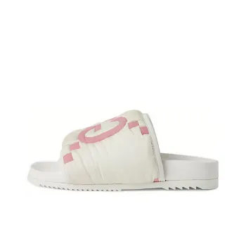 GUCCI Women's Maxi Gg Slide Sandal 'White Pink Matelassé' Women's