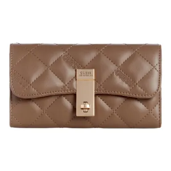 GUESS Artificial Leather Clutch Women's Brown