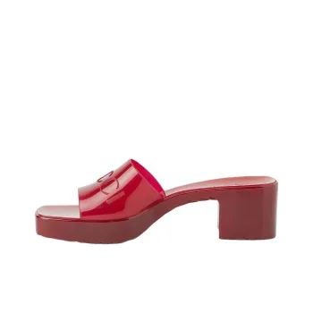 GUCCI Open Toe Logo Mules