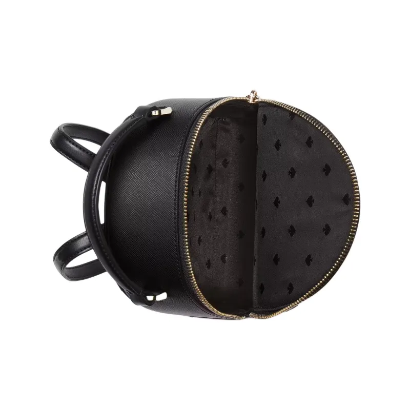 Kate Spade PVC Backpack Mini Women's Black-2