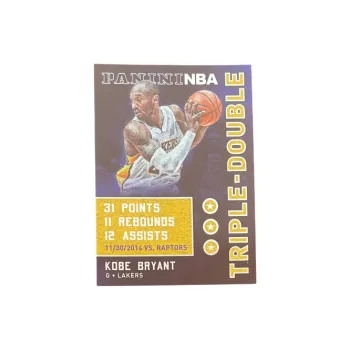 PANINI 2015 Lakers Kobe Bryant Data Special Card Team Leader Player Card Product Access Sports Cards 1 Pc