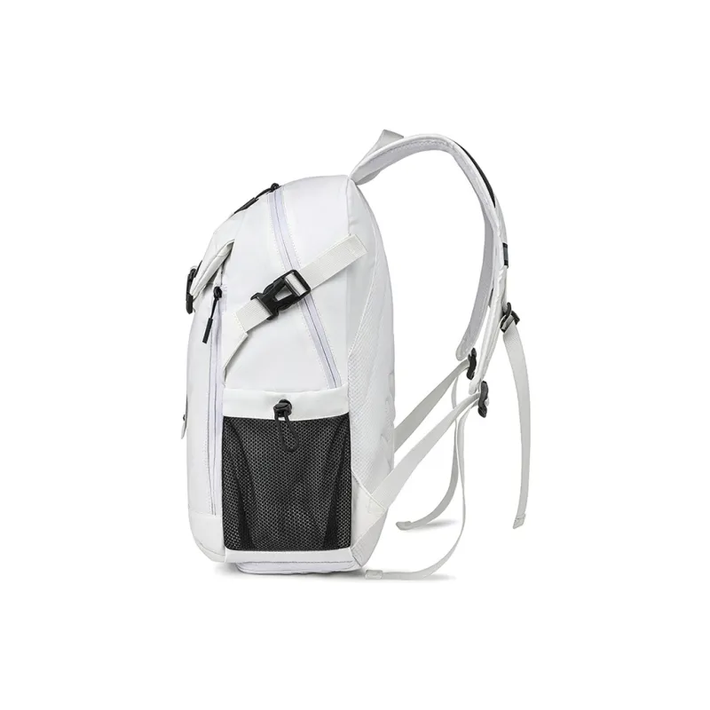 KMV Polyester Backpack Unisex Black/White-3