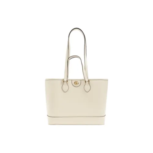 GUCCI Ophidia Leather Tote Bag, Shopping Bag, Shoulder Bag, Handbag Mini Women's White
