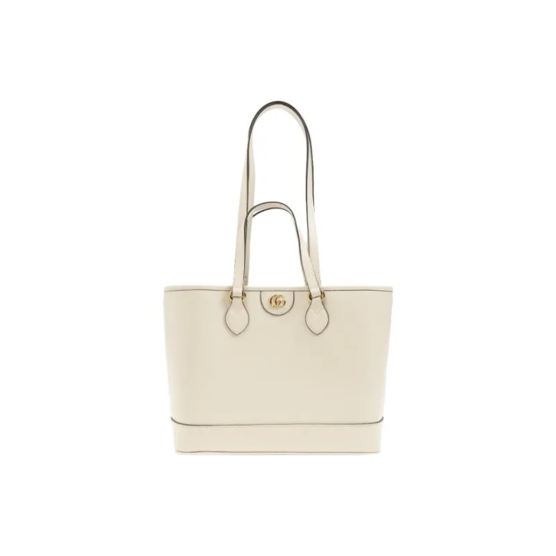 GUCCI Ophidia Leather Tote Bag, Shopping Bag, Shoulder Bag, Handbag Mini Women's White-0