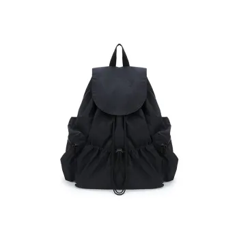 S.REPHEN Nylon Backpack Hiking Bag Regular Unisex Black/Blue