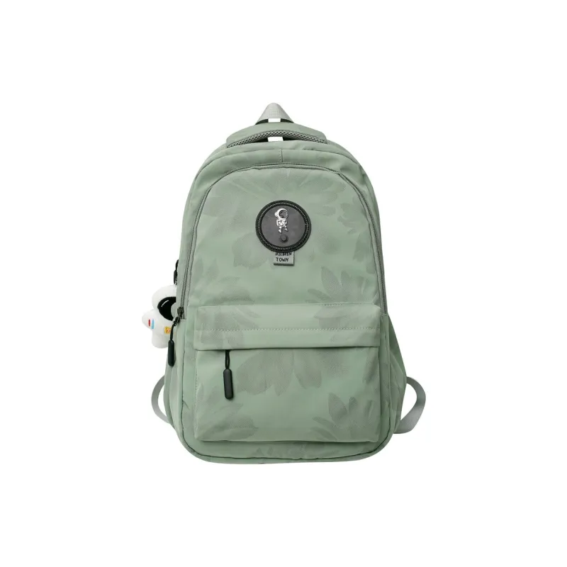 KAKAXI Nylon Backpack Unisex Black/White/Yellow/Green/Pink-9