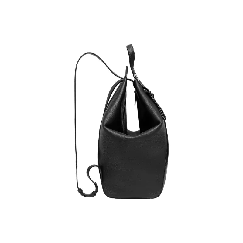 FENDI Calfskin Backpack Large Size Men's Black-2
