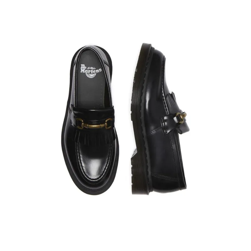 Dr. Martens Adrian Snaffle Smooth Leather Tassel Loafer Black-4