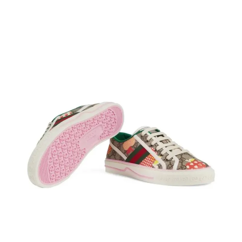 GUCCI Tennis 1977 Canvas Ebony Multicolor Women's-5
