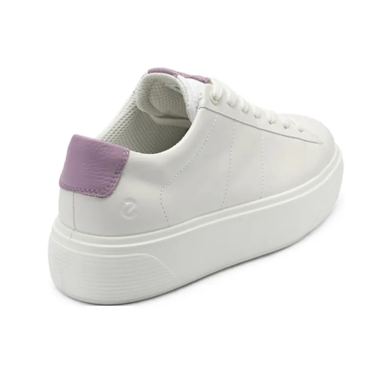 Ecco Low-Top Skateboard Shoes Women's White-2