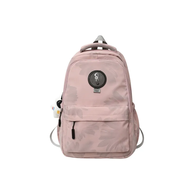 KAKAXI Nylon Backpack Unisex Black/White/Yellow/Green/Pink-10