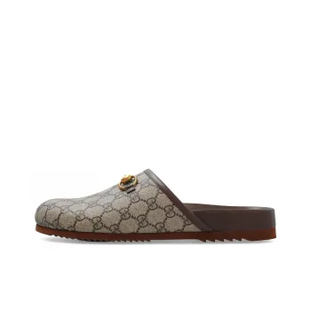 GUCCI Gg Horsebit Slipper 'Beige'