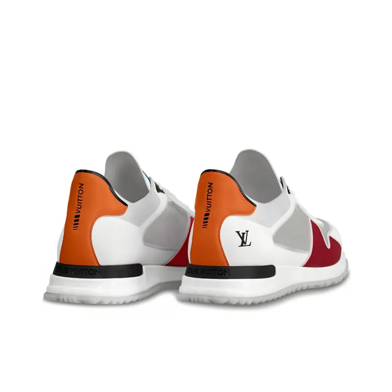 LOUIS VUITTON Run Away Wear-resistant And Lightweight Low-Top Casual Shoes Men's Red White-3