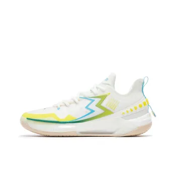 361° BIG3 5.0 Quick PRO Basketball Shoes Men Low Top Feather White/Malt Light Brown