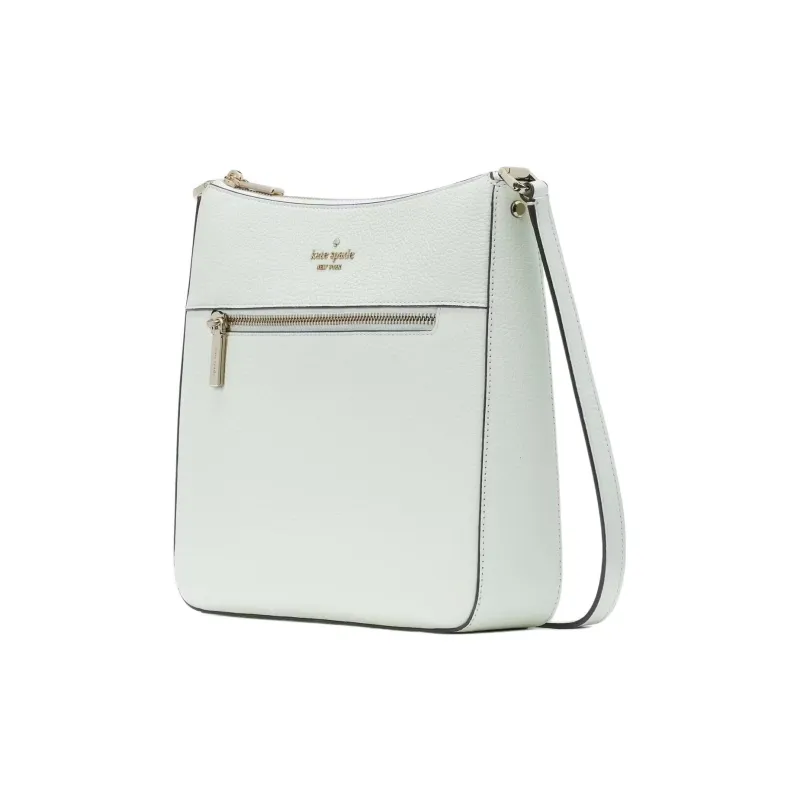 Kate Spade Leila Eggstone Grain Leather Shoulder Bag Crossbody Bag Women's Lime Snowflake-1
