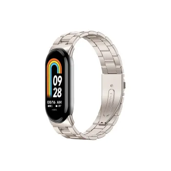 Yu Qing Compatible Xiaomi Smart Band 9/8/7 All NFC Version Smart Wristband Xiaomi Compatibility Watch Band 165mm Metal