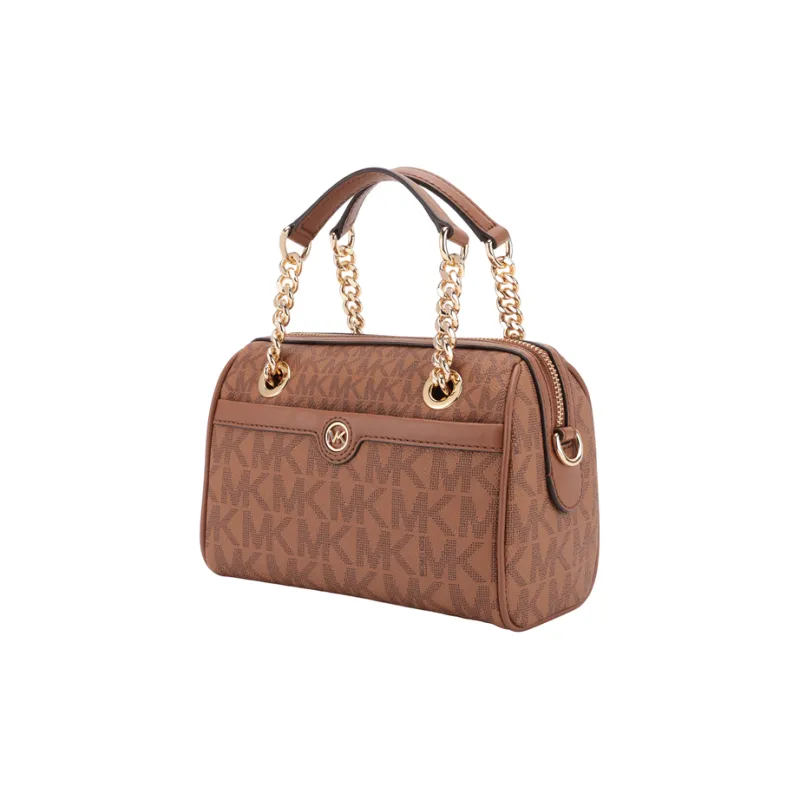 MICHAEL KORS Blaire Artificial Leather One Shoulder Handbags Mini Women's Leather Brown-1