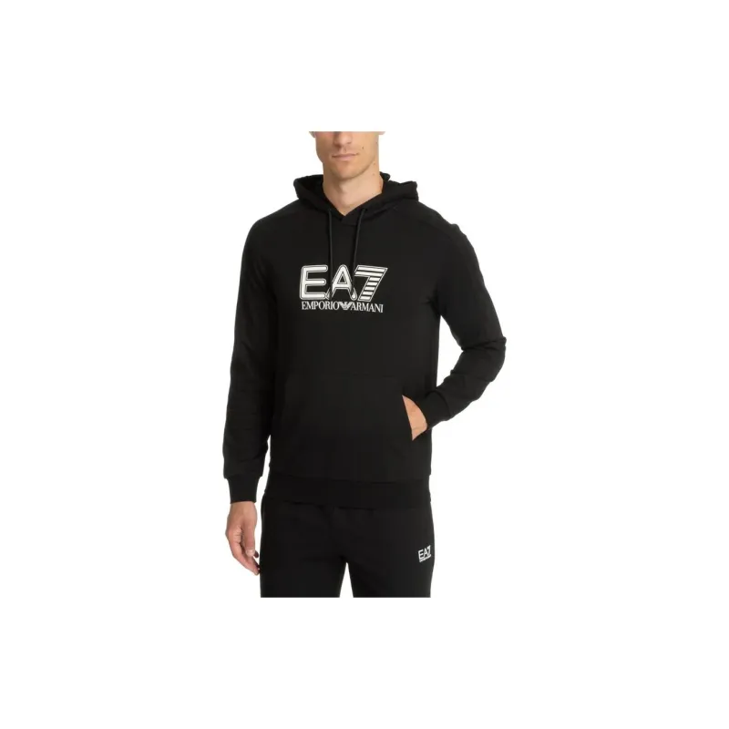EMPORIO ARMANI Logo-print Cotton Hoodie-2