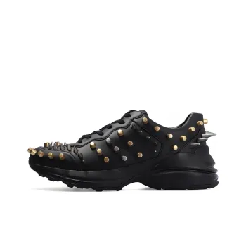 GUCCI Rhyton Low Top Sports Casual Shoes Men's Black