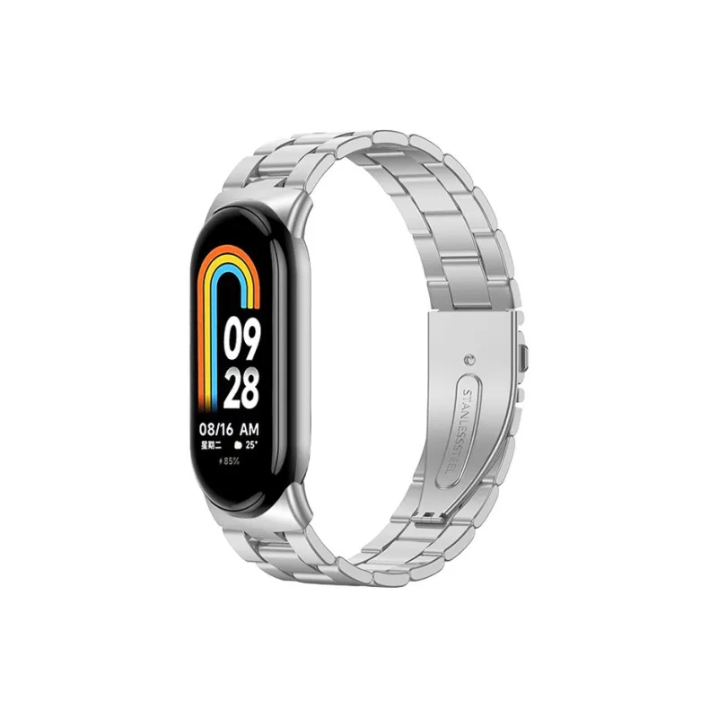 Yu Qing Compatible Xiaomi Smart Band 9/8/7 All NFC Version Smart Wristband Xiaomi Compatibility Watch Band 165mm Metal-1