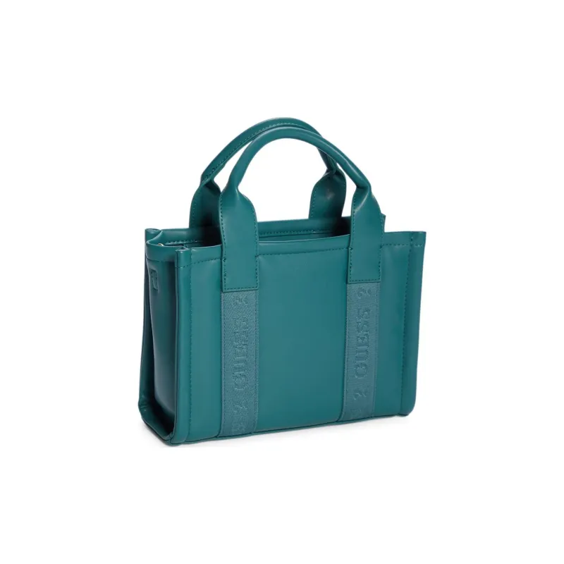 GUESS Artificial Leather Tote Bag Shopping Bag Shoulder Bag Crossbody Bag Handbag Mini Women's Green-1