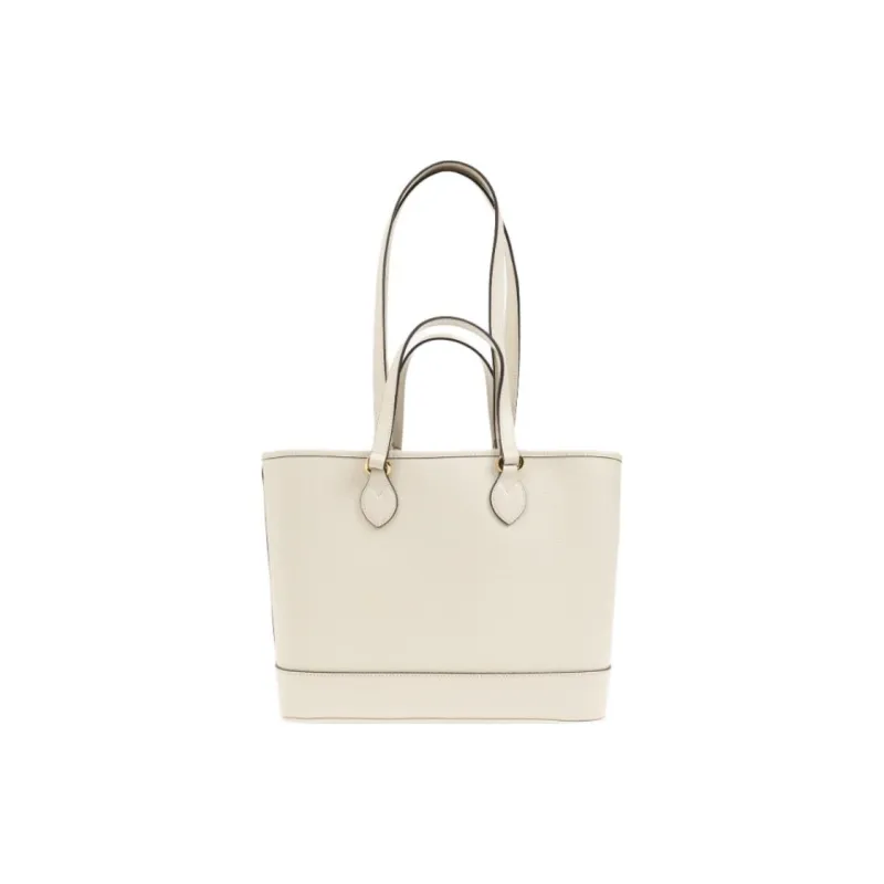 GUCCI Ophidia Leather Tote Bag, Shopping Bag, Shoulder Bag, Handbag Mini Women's White-2