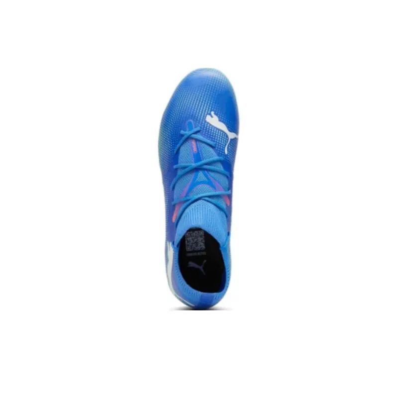 PUMA FUTURE 7 MATCH Anti Slip Wear Resistant Soccer Shoes Unisex Blue-3