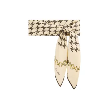 CELINE Bandana In Heritage Silk Twill