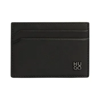 HUGO BOSS Cow Leather Wallet Men's Black