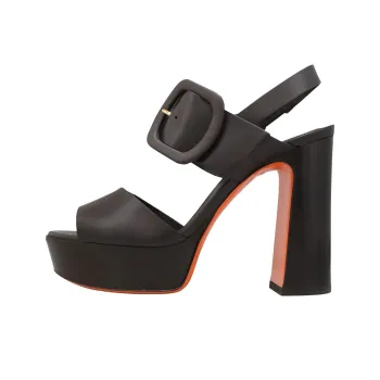 Santoni Buckle Detailed Platform Sandals Women's