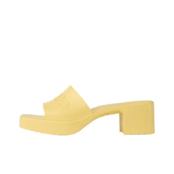 GUCCI Stylish Sandals Women's Light Yellow