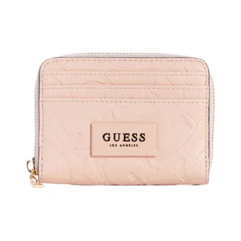 GUESS Artificial Leather Wallet Small Size Women's Pink