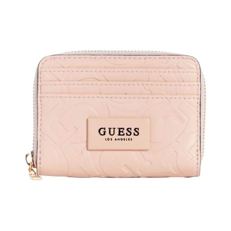 GUESS Artificial Leather Wallet Small Size Women's Pink-0