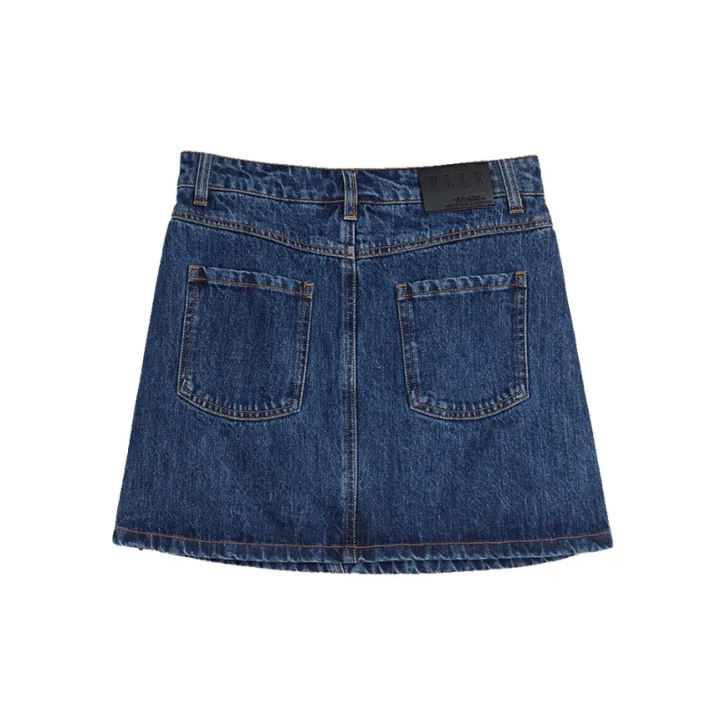 ELLE Casual Short Skirts Women's Dark Blue-1