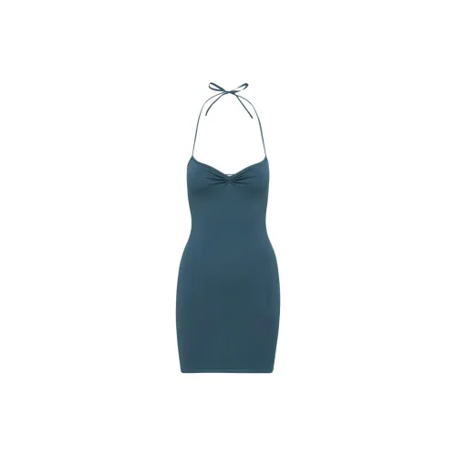 ARITZIA Slip Dresses Women's Outerspace/Outer Space Blue