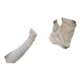Light Gray Long Label Face Masks+Sleeve Covers