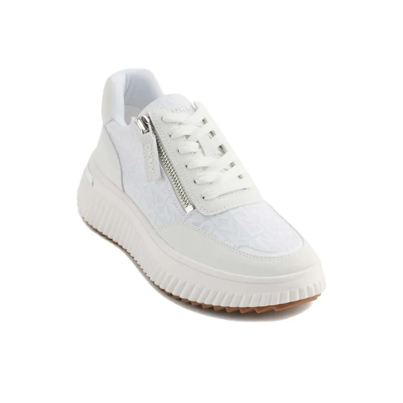 DKNY Low-Top Casual Shoes Women's White-2