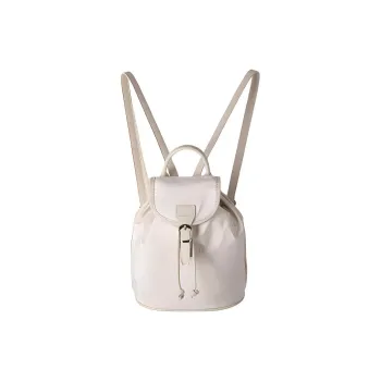 TTaG．baG Nylon Backpack Regular Women's Ecru/Black/Coffee/Dark Brown