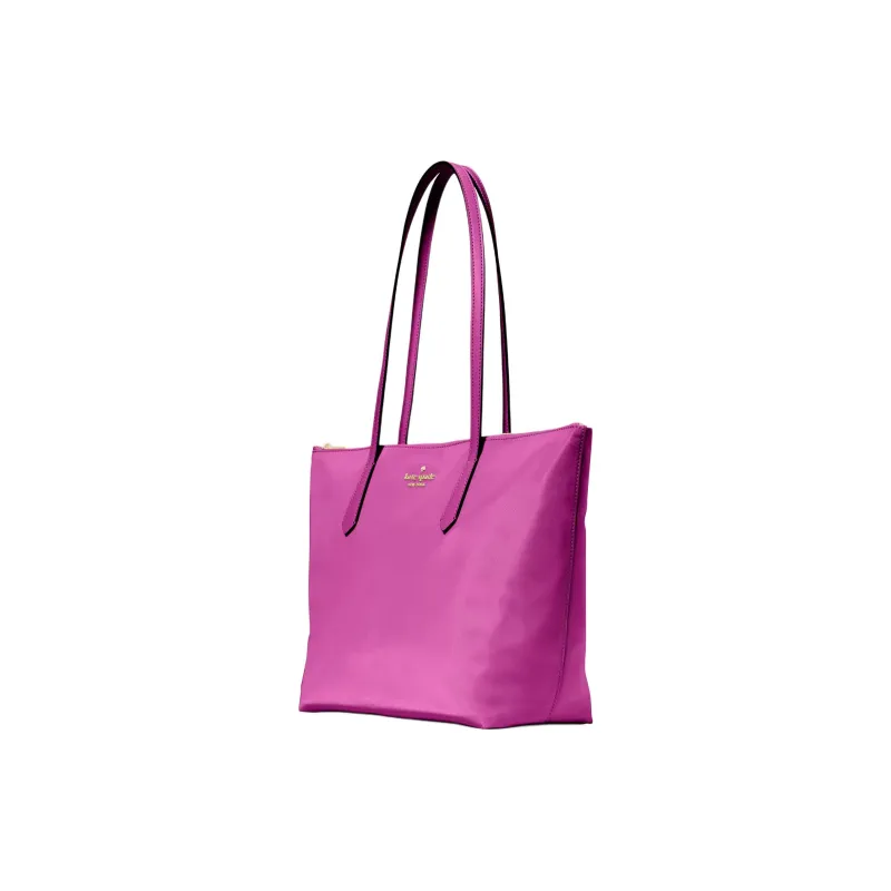 Kate Spade Recycled Nylon Tote Bag Shopping Bag Handbag Shoulder Bag Women's Baha Rose-1