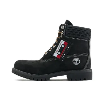 Timberland Crew Martin Boot Medium Heel Men's Black