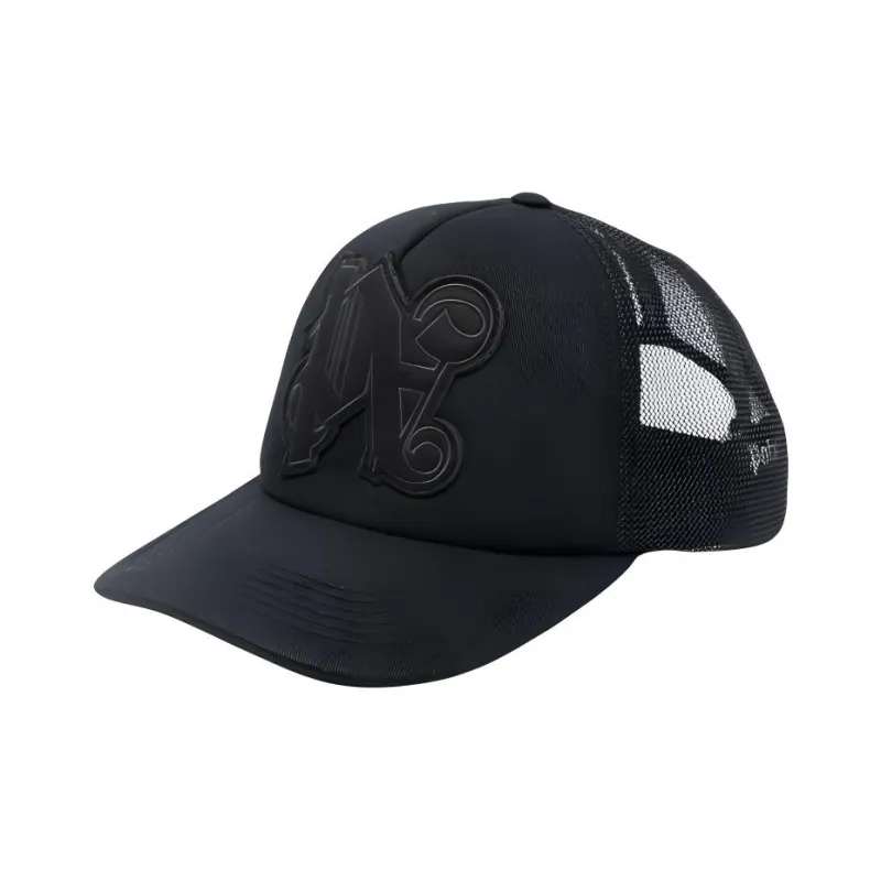 PALM ANGELS Monogram patch Cap-0