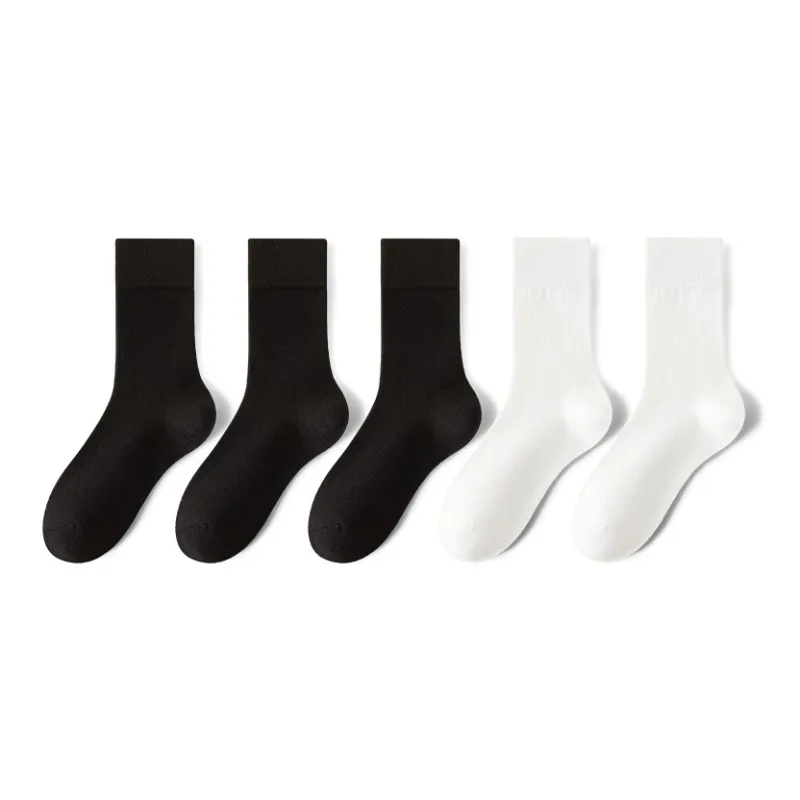 MIIOW Knee High Socks Men's 5 Pack-8