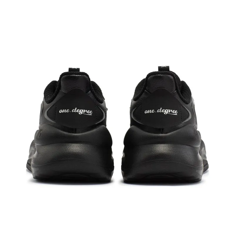 361° Slip Resistant Low Top Casual Shoes Women's Black Silver-4