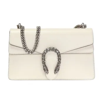 GUCCI Dionysus Leather Crossbody Bag, Shoulder Bag Small Size Women's