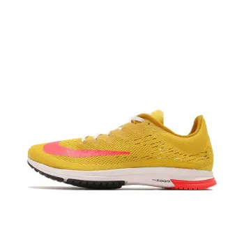 Nike Zoom Streak LT 4 Anti Slip Wear Resistant Low Top Marathon Running Shoes Men's Orange Yellow
