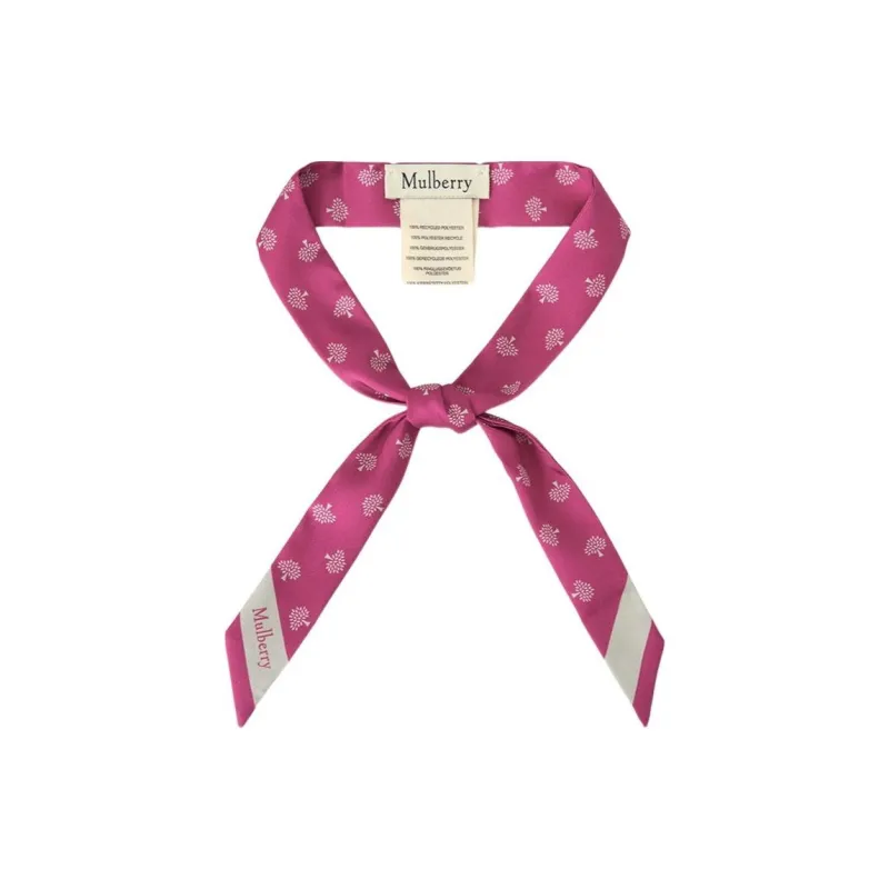 Mulberry Silk Scarves Women's Pink-0